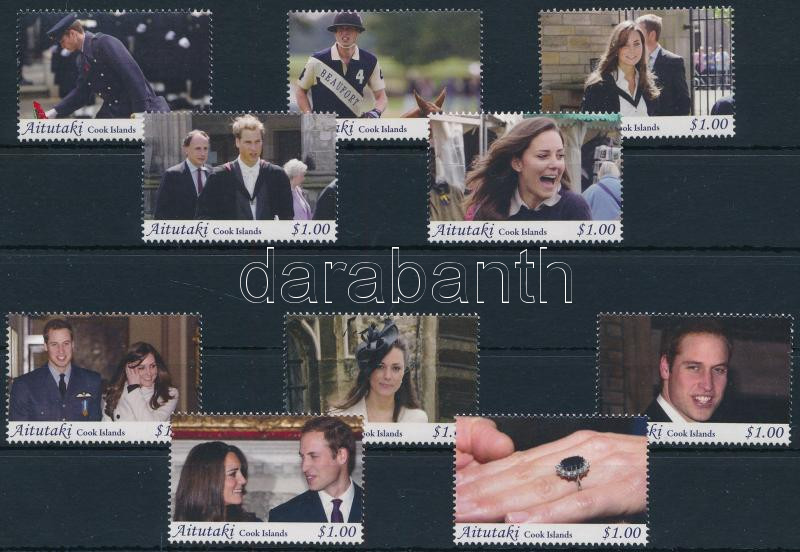 Vilmos herceg és Kate Middleton eljegyzése sor, The engagement of Prince William and Kate Middleton set