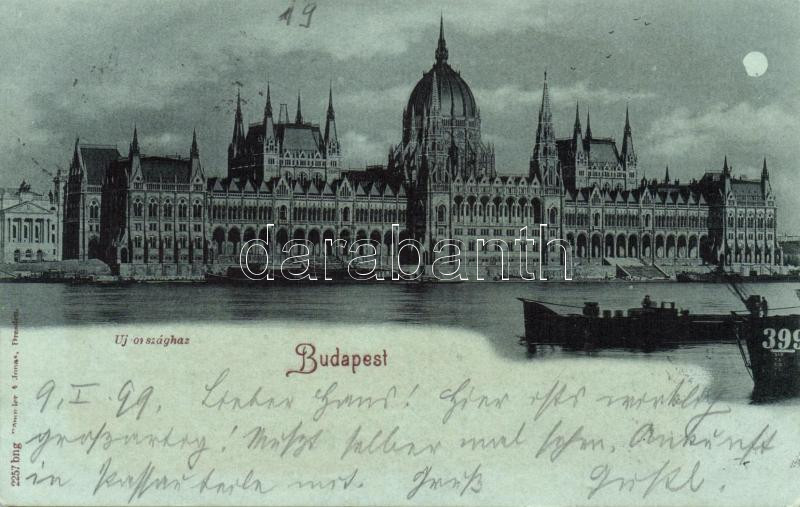 1899 Budapest V. Parlament, este