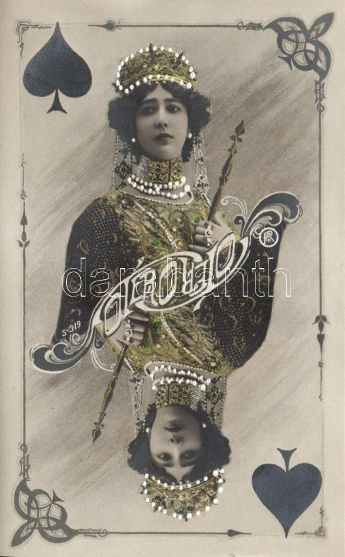 Carolina 'La Belle' Otero as a card