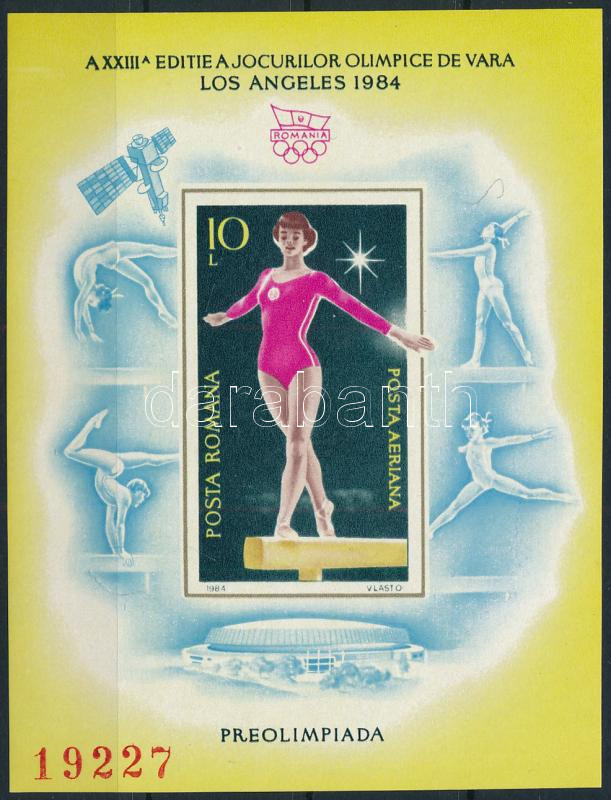 Olympics imperforated block, Olimpia vágott blokk