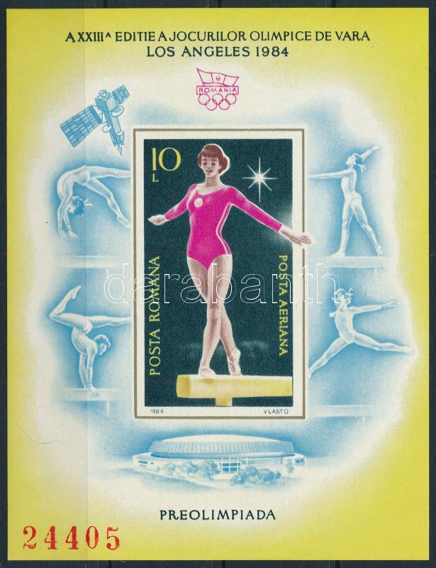 Olympics imperforated block, Olimpia vágott blokk