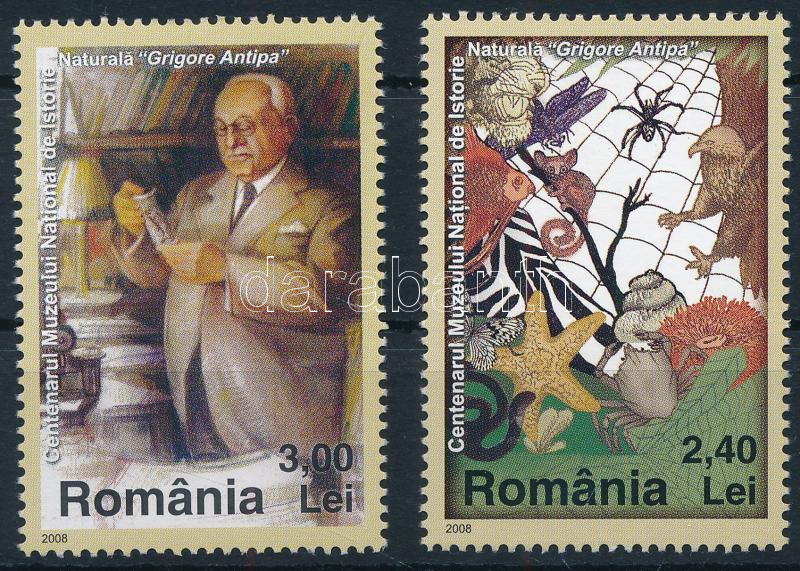 Centenary of the Natural Museum set, 100 éves a Természettudományi Múzeum "Grigore Antipa" sor