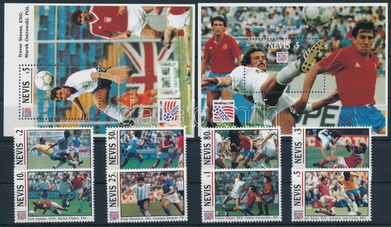 World Cup USA set + block set, Labdarúgó VB, USA sor + blokksor