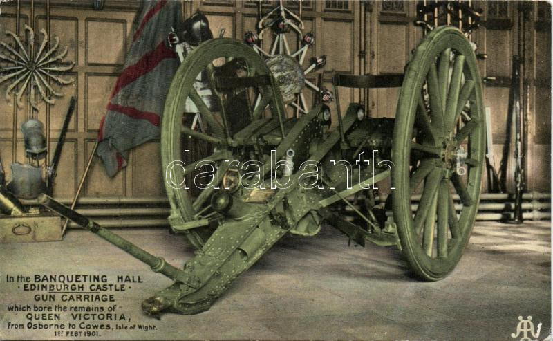 Edinburgh Castle, Banqueting Hall, Gun Carriage