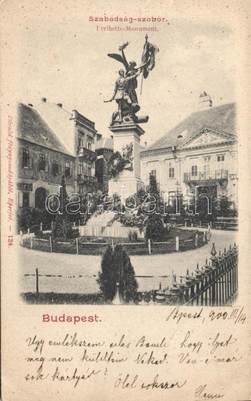 Budapest I. Szabadság-szobor, Divald
