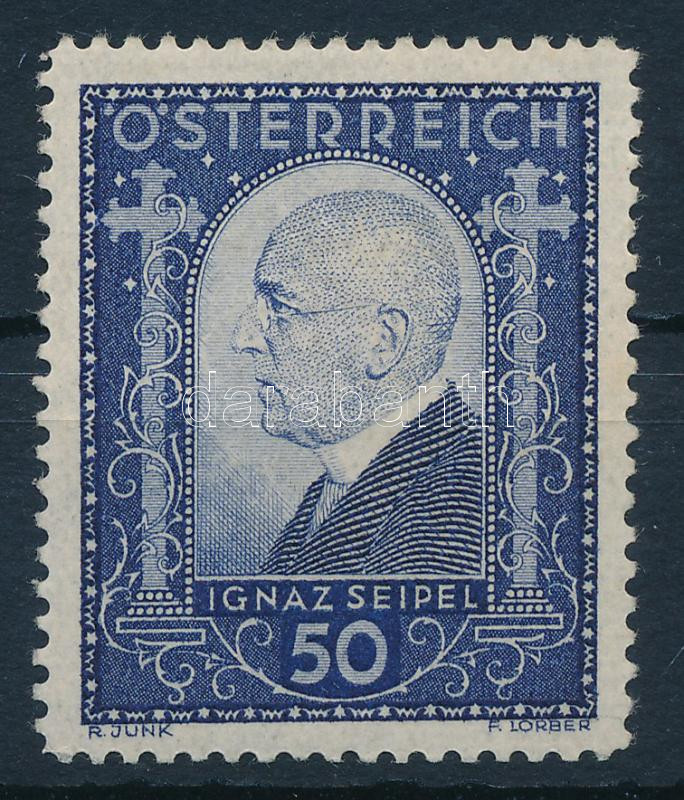 Ignaz Seipel bélyeg, Ignaz Seipel stamp