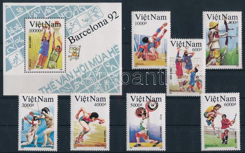 Olympic Games Barcelona set + block, Nyári Olimpia, Barcelona sor + blokk