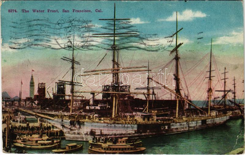 1909 San Francisco (California), The Water Front, ships, Richard Behrendt