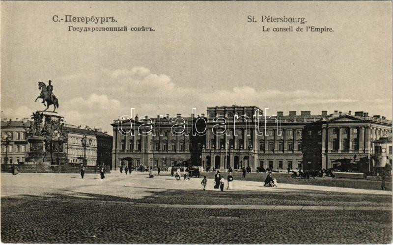 Saint Petersburg, St. Petersbourg, Leningrad, Petrograd; Le conseil de l'Empire / council