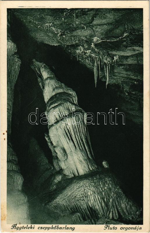 Aggteleki cseppkőbarlang, Pluto orgonája. MKE gömöri osztályának kiadása