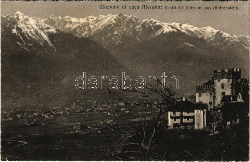 Merano, Meran (Südtirol); Stazione di cura Merano, Katzenstein / castle