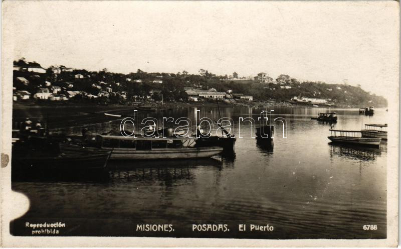 Posadas (Misiones), El Puerto / port, ships