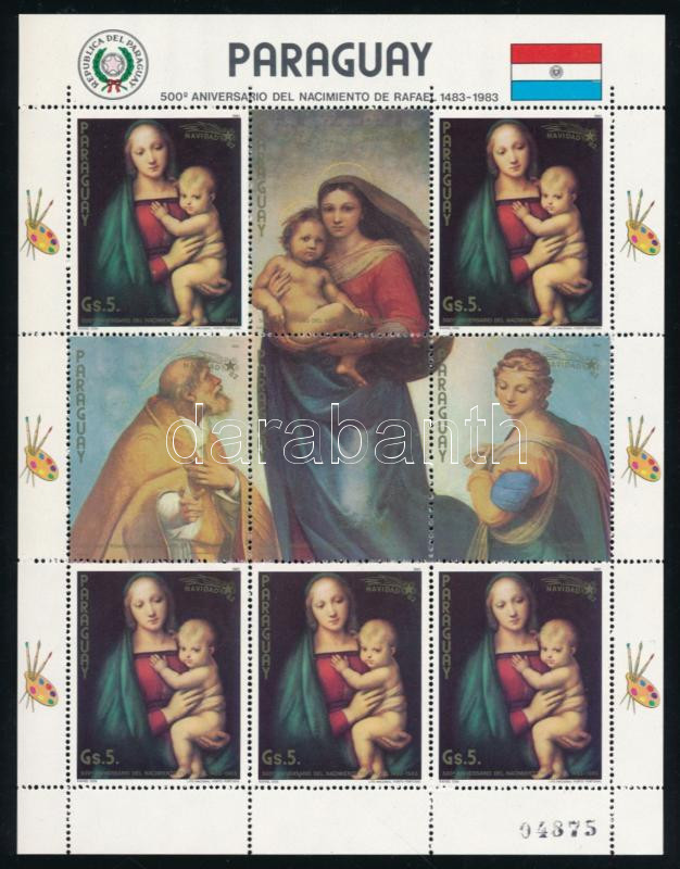 Raffaello minisheet, Raffaello kisív