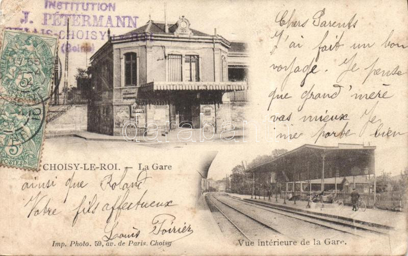 Choisy-le-Roi railway station, TCV card