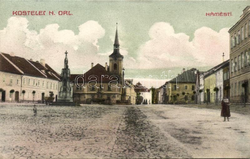 Kostelec nad Orlicí, Náamésti / plaza (EK)