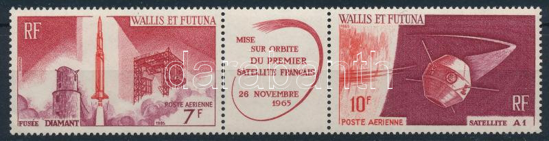 French satellite stripe with tab, Francia műhold csík