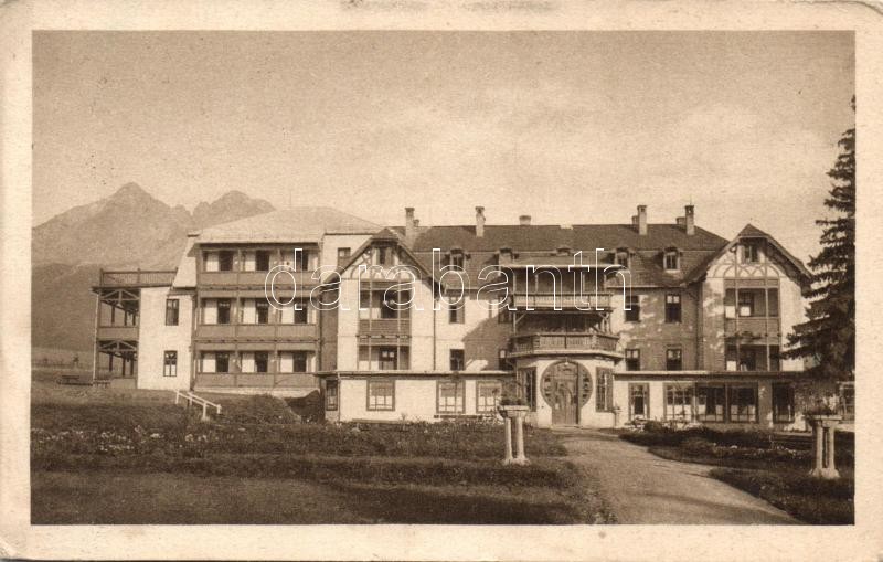 Tatra, Tatranské Matliare, hotel, Tátra, Matlárháza, Morkac szálloda