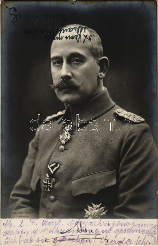 1915 Max von Baden / Prince Maximilian of Baden, last chancellor of the German Empire and minister-president of Prussia (pinhole), 1915 Miksa Badeni herceg, a Német Birodalom utolsó Kancellárja, valamint Poroszország Miniszterelnöke (lyuk)