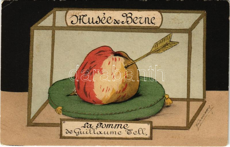 Musée de Berne. La Pomme de Guillame Tell, Berni Múzeum. Tell Vilmos almája.