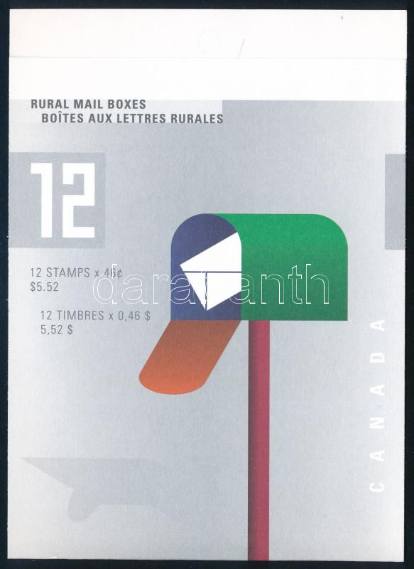 Mailboxes stamp booklet, Postaládák bélyegfüzet