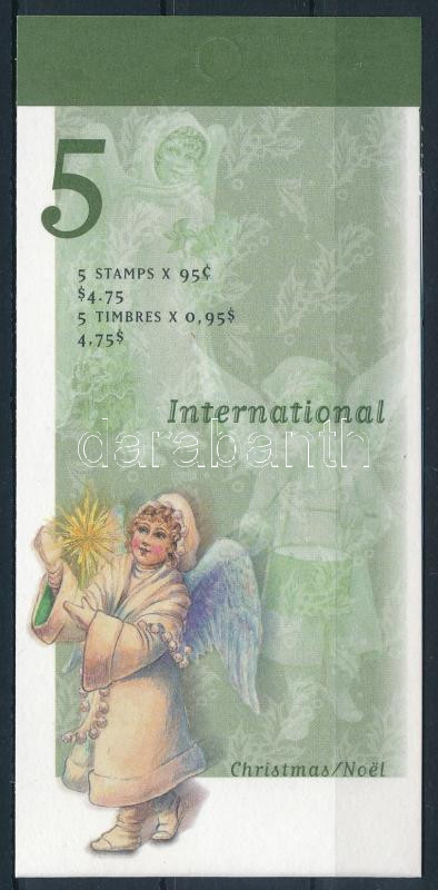 Christmas 95c stamp booklet, Karácsony 95c bélyegfüzet