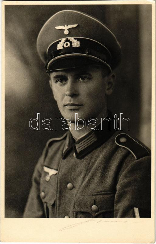 WWII German military, Luftwaffe pilot. Simonis (Wien) photo, Második világháborús német Luftwaffe pilóta, Simonis (Bécs)-ben.