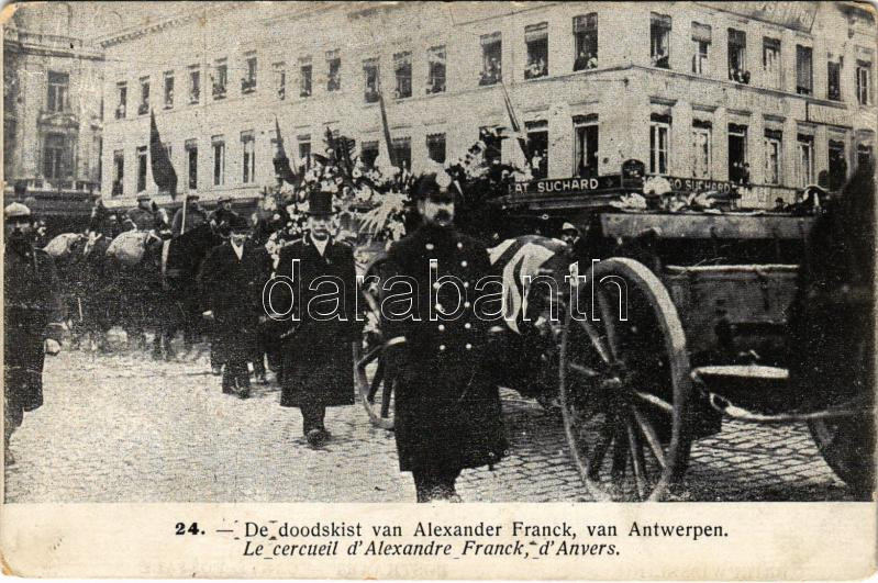 Antwerpen, Anvers; De doodskist van Alexander Franck van Antwerpen / coffin of Alexander Franck