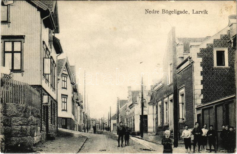 Larvik, Nedre Bögeligade / street view