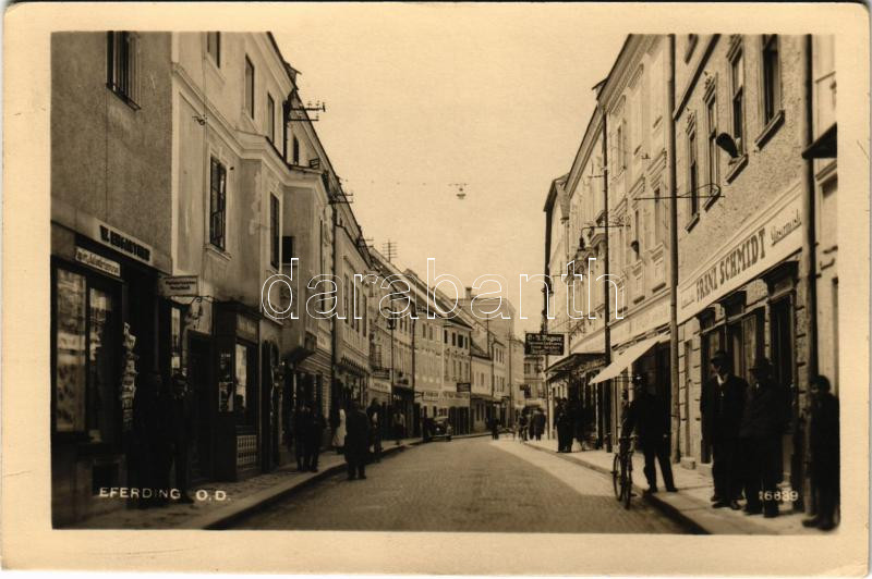 Eferding, street view, shops