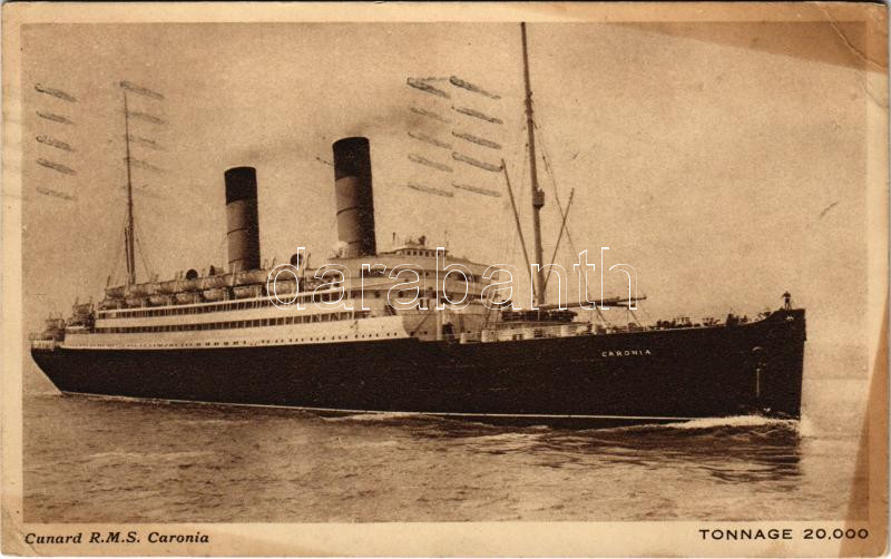 1927 Cunard Line RMS Caronia, 1927 Cunard Line hajózási vállalat RMS Caronia nevű hajója