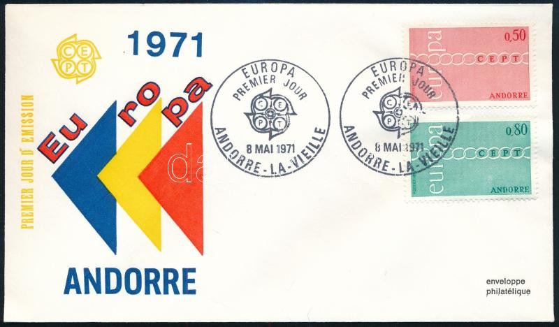 Andorra francia posta 1971