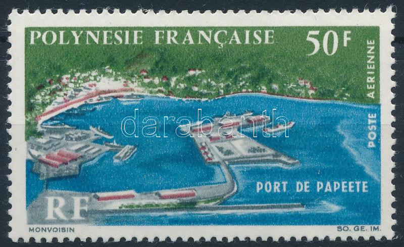 Port of Papeete stamp, Papeete kikötője bélyeg