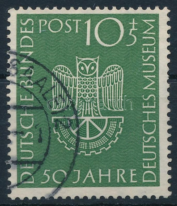 50 years of the German Museum in Munich stamp, 50 éves a müncheni Német Múzeum bélyeg