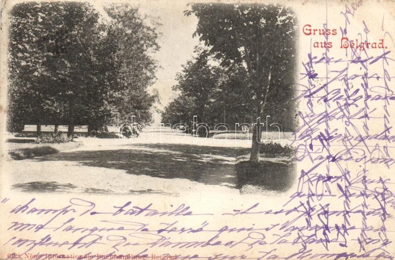 1898 Belgrade, park