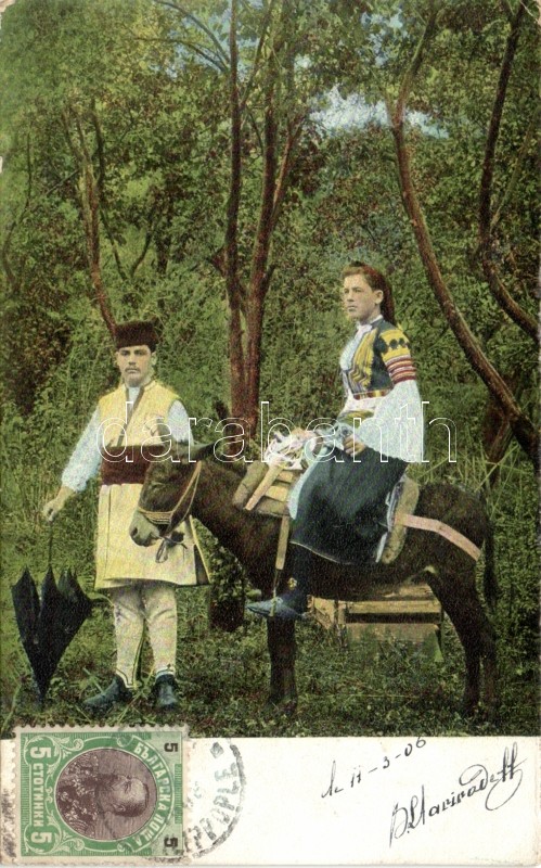 Bulgarian folklore, donkey, Bolgár folklór, szamár