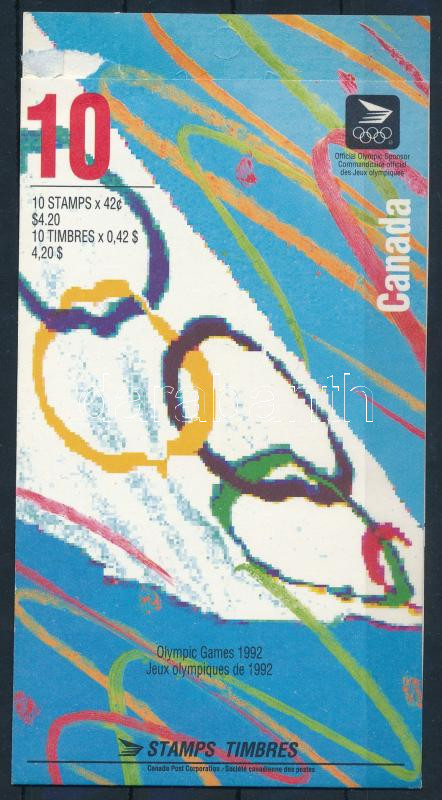 Winter Olympics stamp booklet, Téli olimpia bélyegfüzet