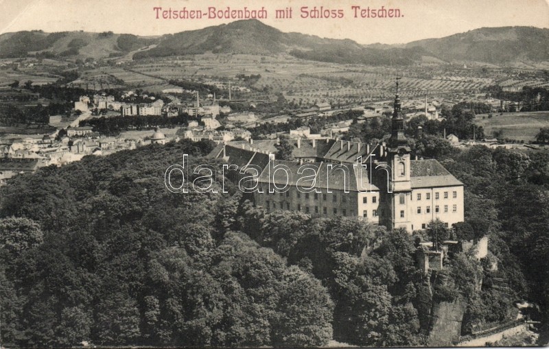 Decin, Tetschen-Bodenbach; Schloss Teschen / castle