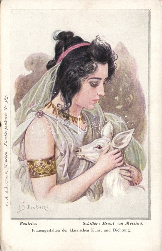 Beatrice from Schiller´s The Bride of Messina s: F.B. Doubek