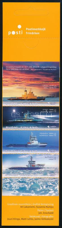 Icebreaker ships stamp booklet, Jégtörő hajók bélyegfüzet