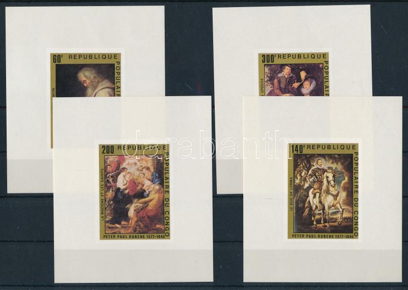 Rubens paintings deluxe block set, Rubens festmények de luxe blokksor