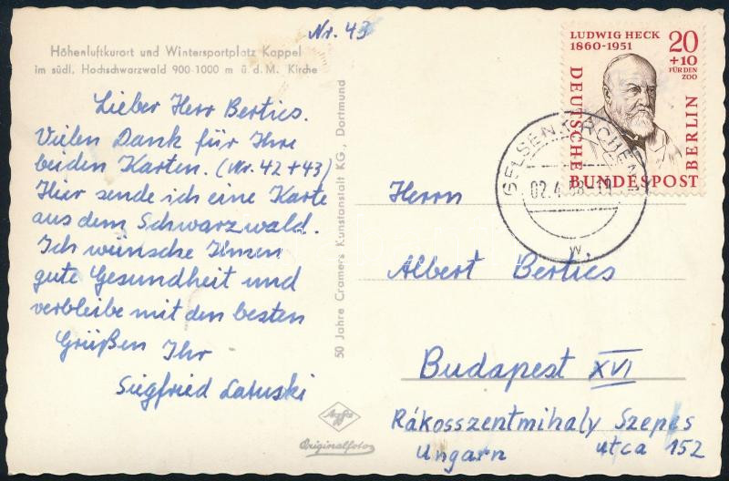 Németország - Berlin 1958