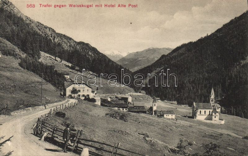 Trafoi Weisskugel with Hotel Alte Post