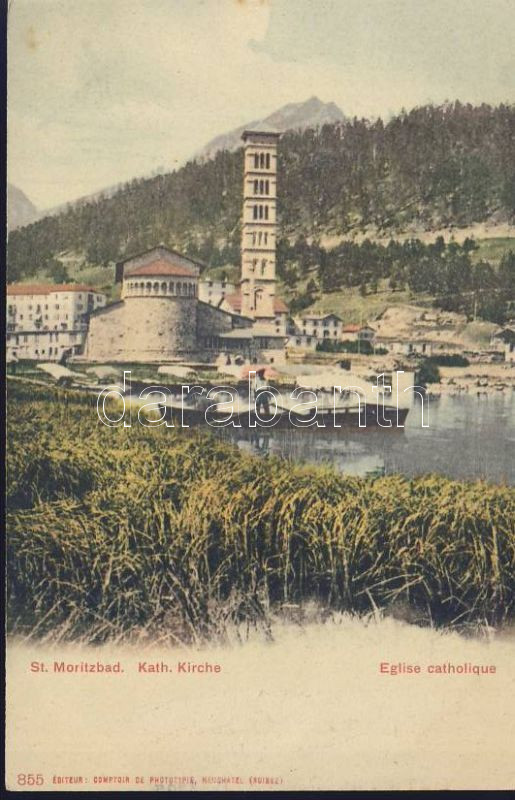 St. Moritz, Catholic church, boat