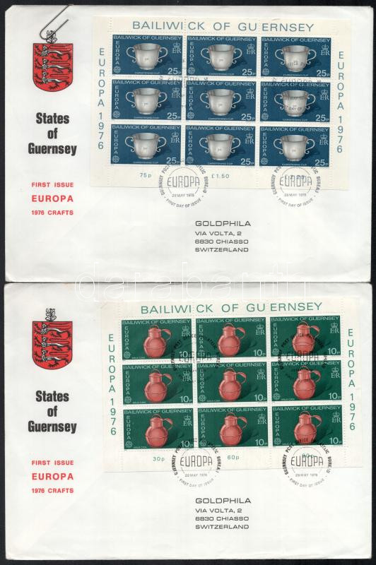 Nagy Britannia - Guernsey 1976 (2 db)