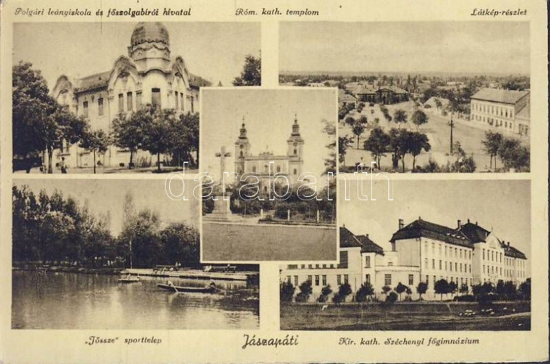 Jászapáti, Széchenyi főgimnázium, ´Jössze´ sporttelep, Polgári leányiskola, Főszolgabírói hivatal