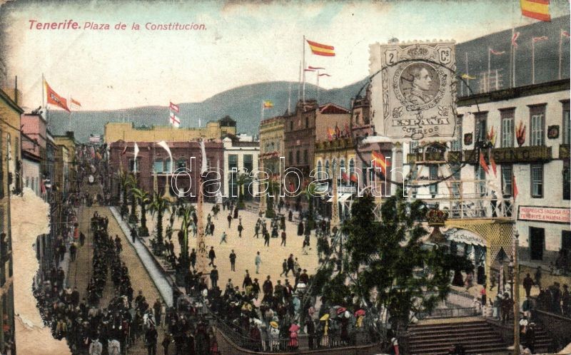 Tenerife, Plaza de la Constitucion, Nobrega's English bazaar, Casino