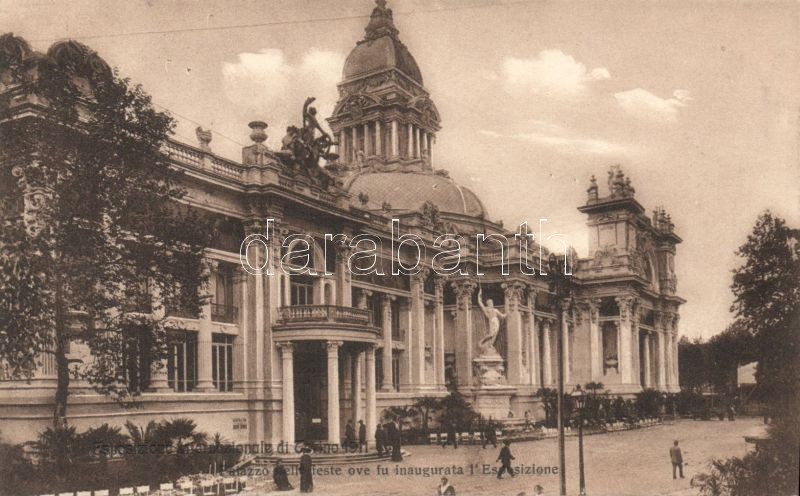 Torino, Turin Esposizione Internazionale di Torino 1911, Palazzo delle feste ove fu inaugurata l'Esposizione / International Exhibition Palace of Festivals