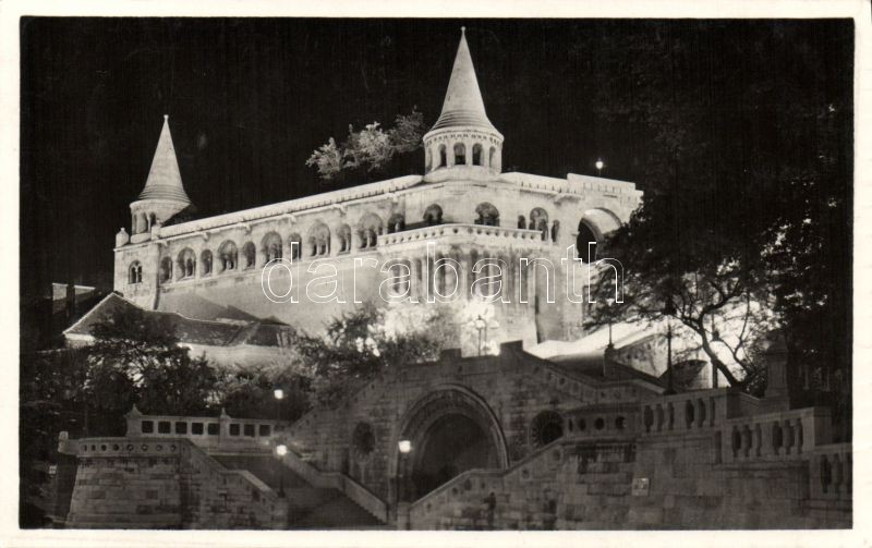 Budapest I. Halászbástya éjjel