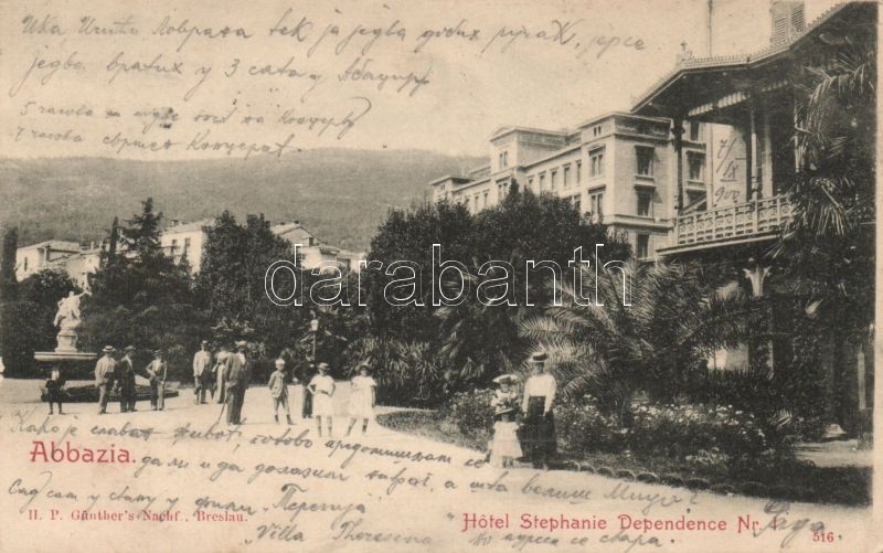 Abbazia, Hotel Stephanie Dependence Nr. I.