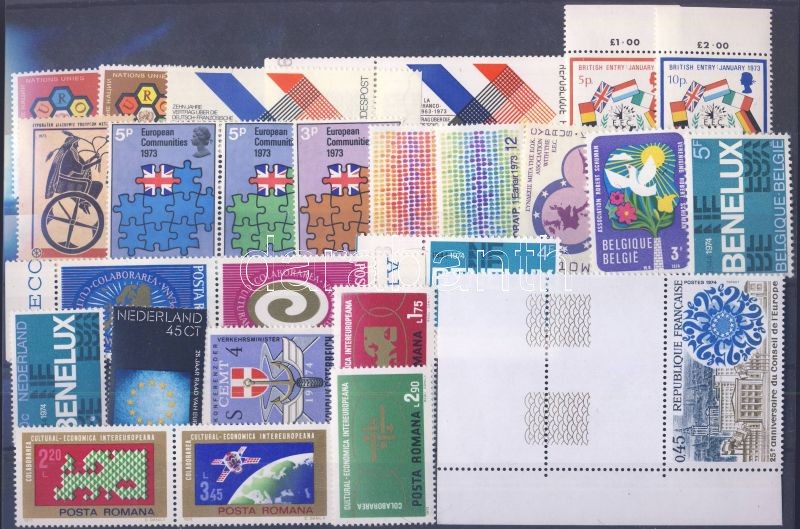 1972-1974 events 13 diff. countries, 26 different stamps, 1972-1974 események 13 klf ország, 26 klf bélyeg, 1972-1974 Ereignise 13 verschiedene Länder, 26 verschiedene Marken